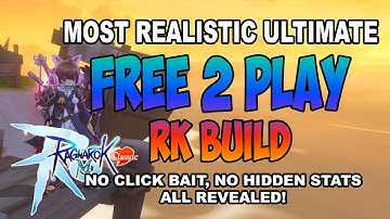 RUNE KNIGHT ULTIMATE F2P Crit Build Guide - Ragnarok M Classic
