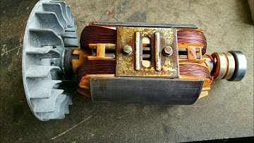 How to Rewinding || Generator Rotor || Singel phase 6 Kv Generator ll Winding help karim