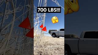 Farm Hack Unloading 700Lb Hay Baleno Tractor Needed