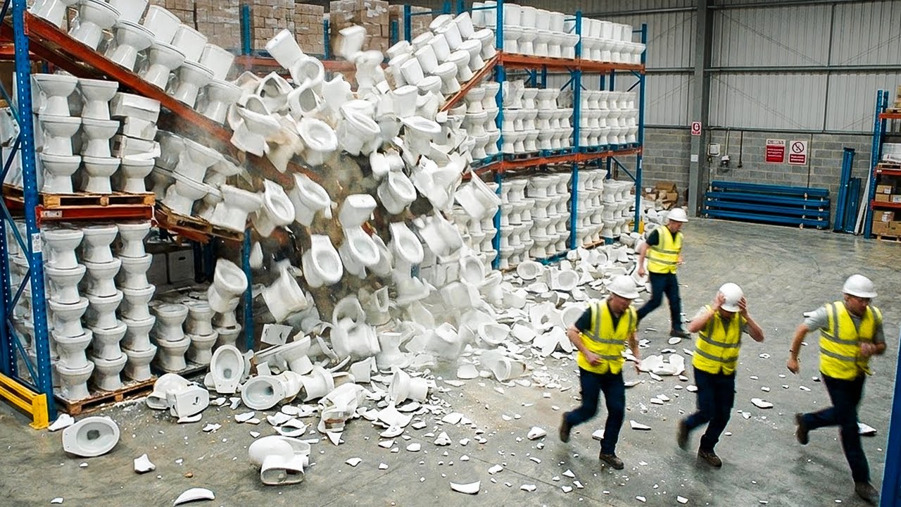 Most Expensive Warehouse Fails Caught on Camera