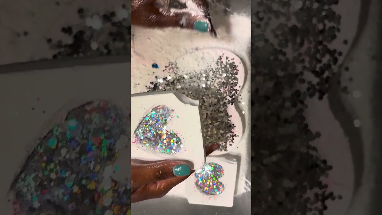 Confetti inside and out #asmr #asmrchalk #asmrcommunity #asmrvideo 