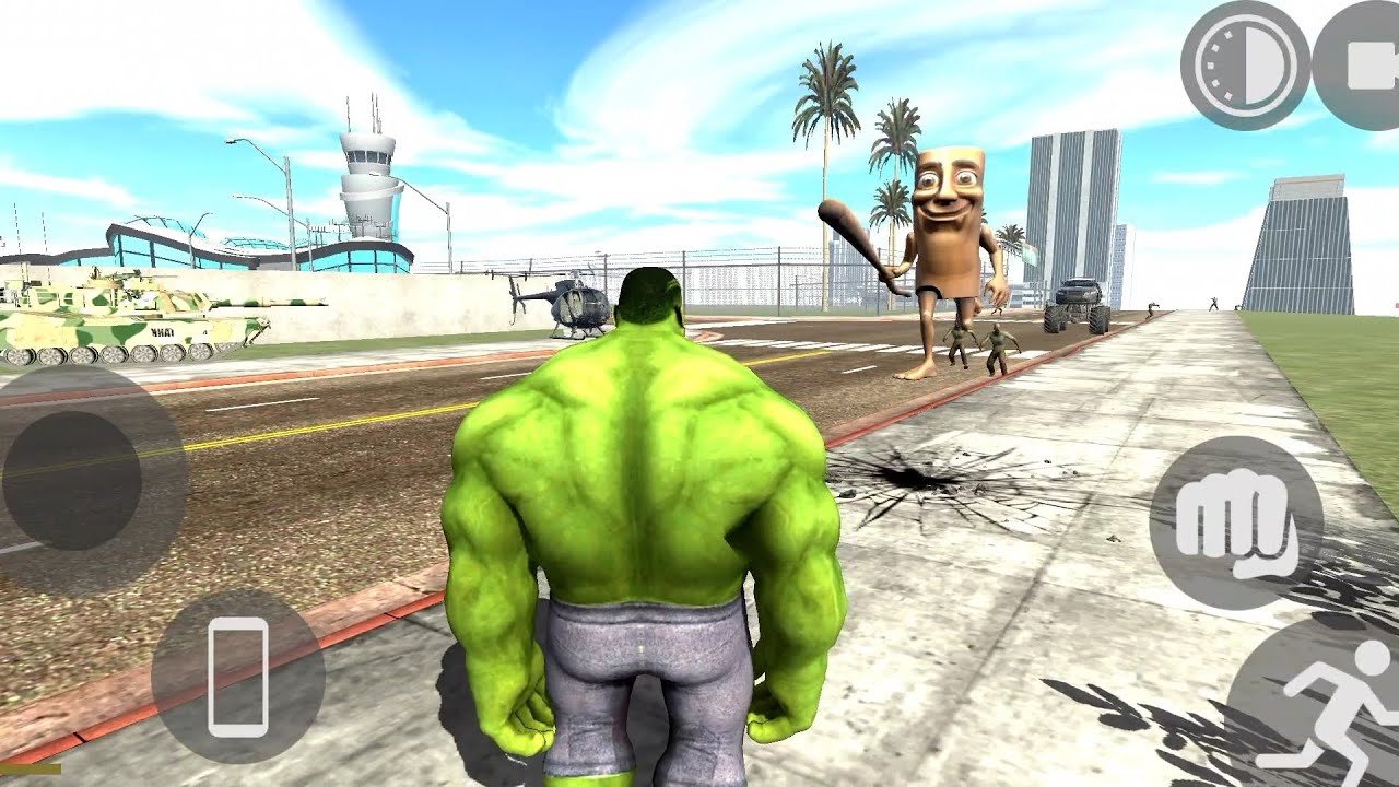 Big Tung Tung Sahur attacks The Hulk || Indian bike driving 3d game 