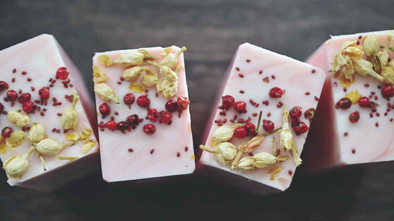 Rose hip & Jasmine Soap Making