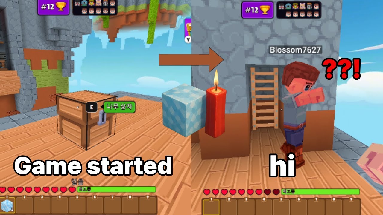 What Happens If You Rush the Enemy Island Right at the Start? #minefun #skywars