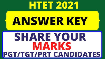 Htet official answer key download|| htet answer key upload|| htet 2021 tgt maths|| htet pgt maths
