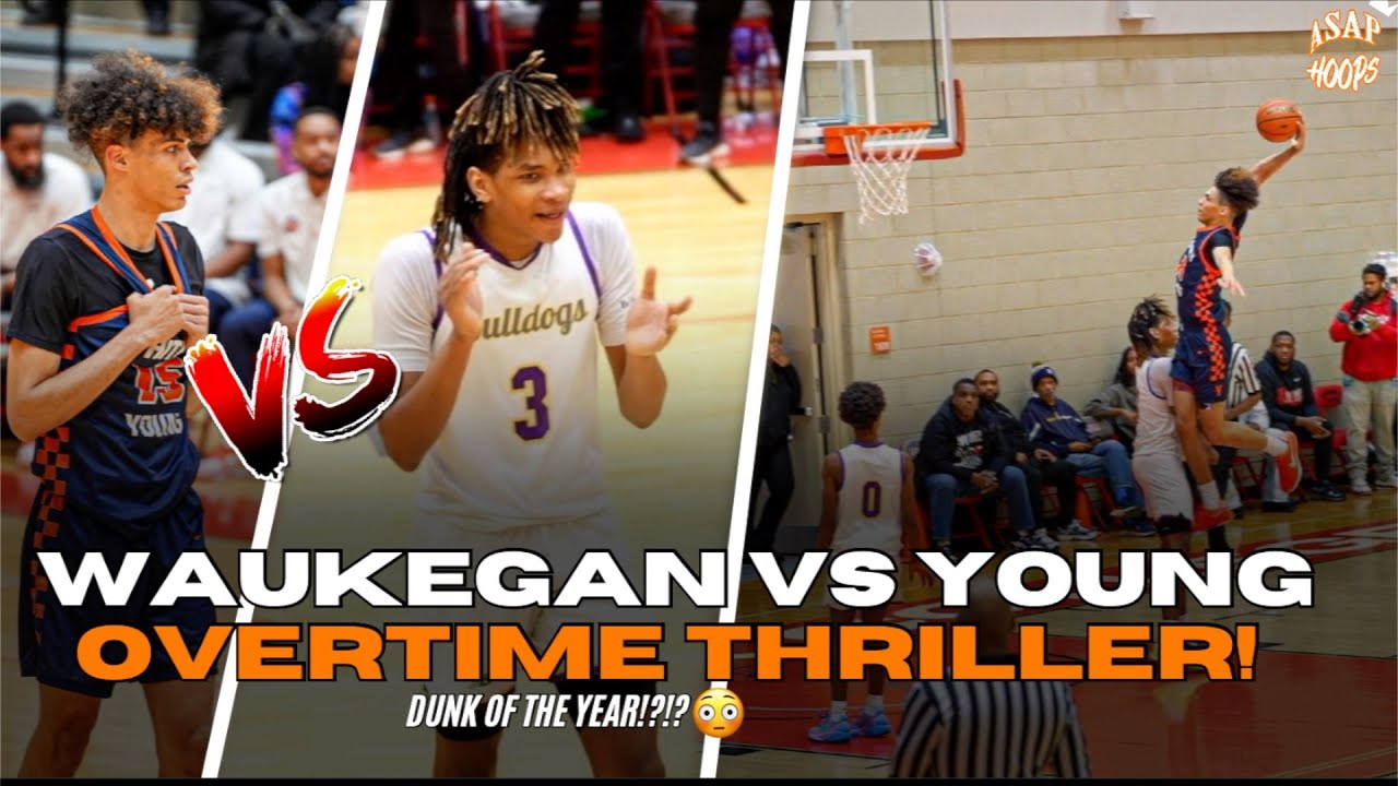 OVERTIME THRILLER! Waukegan vs. Whitney Young – DUNK OF THE YEAR?!?😳🔥
