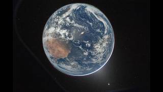 Artemis II Earth’s Nightside "Hello World" [Animated + Brightened 4K]