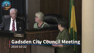 Gadsden City Council Meeting 2019-10-22