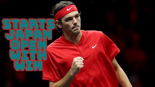 Taylor Fritz starts Japan Open with win
