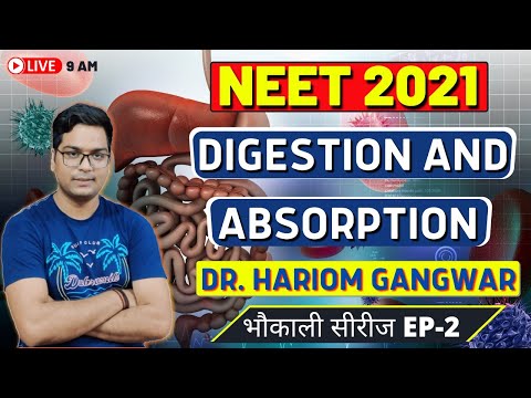 NEET 2021| NCERT | BIOLOGY DIGESTION AND ABSORPTION  | BY DR. HARIOM GANGWAR | GANGWAR INSTITUTE
