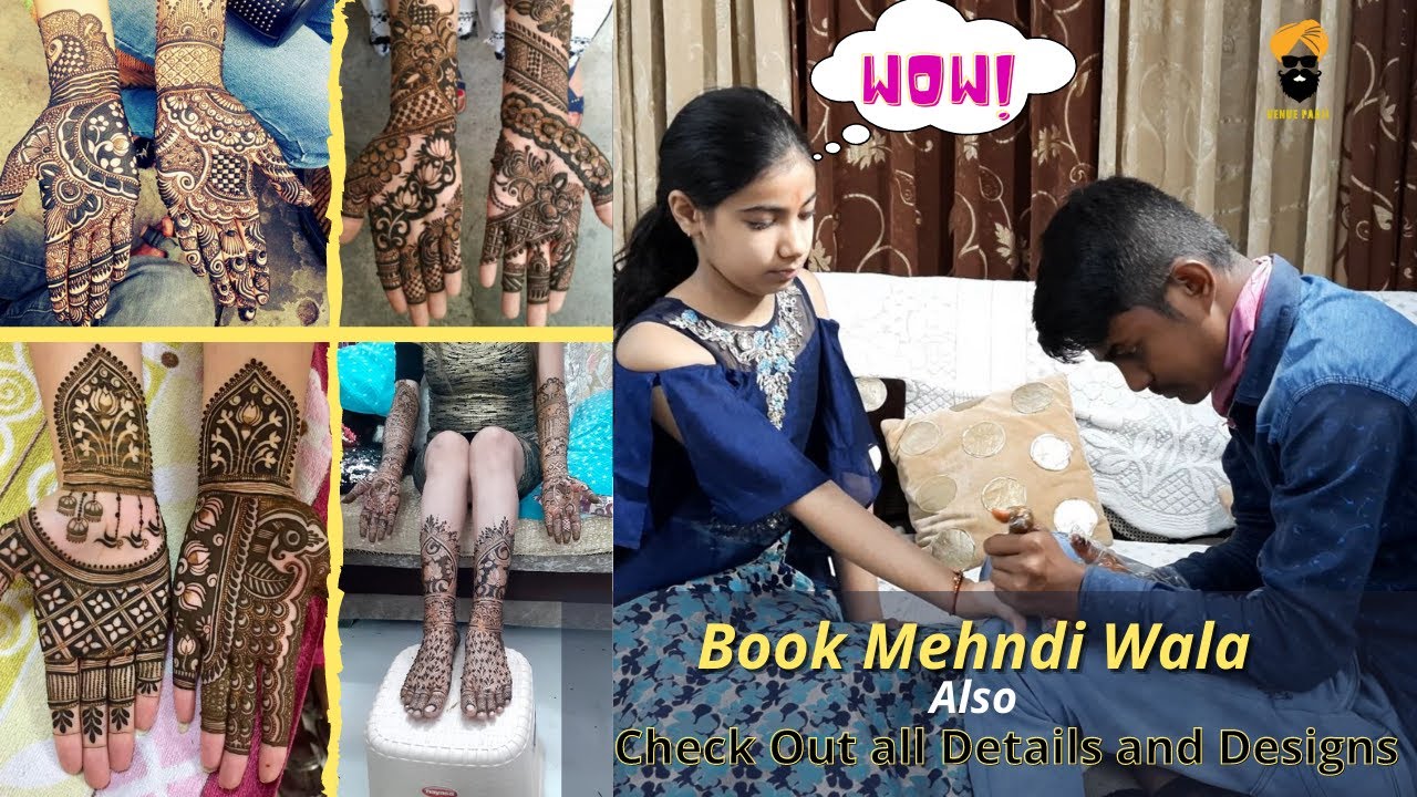 Iqbal Mehndi Art Tilak Nagar | Book Mehndi for Wedding & Other function | Venuepaaji [Mehndi design]