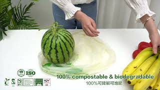 100% biodegradable & compostable bags