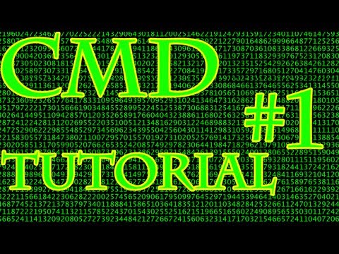 CMD Tutorial #1 - Hello World!
