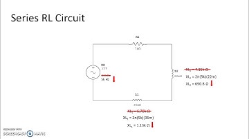 Series RL Circuit - Frequency Decrease
