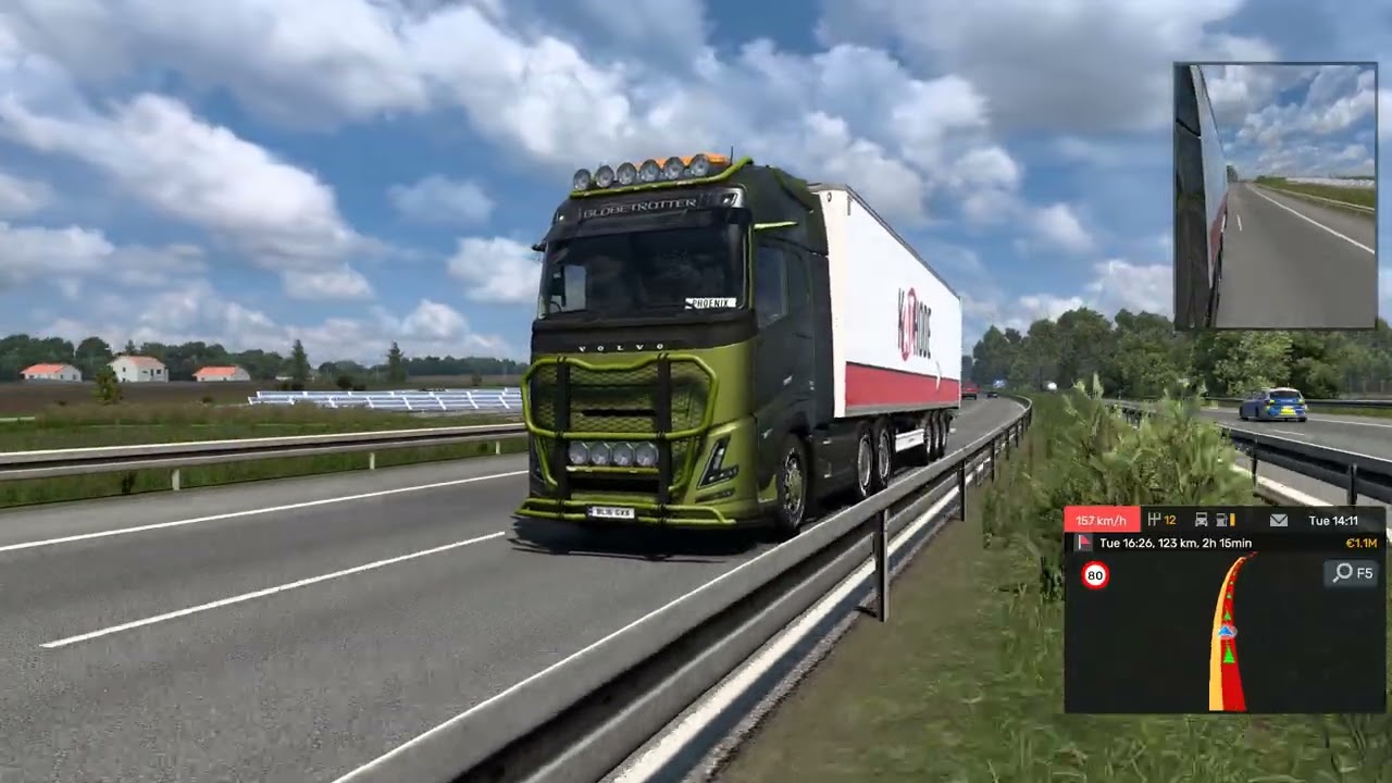 Empty Pallets 22t | Volvo FH6 Aero | 1000 HP | Nuremberg - Frankfurt | ETS 2 | Fast Delivery | 