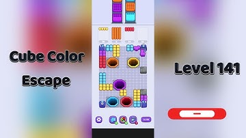 🧩 Cube Color Escape Level 141 Walkthrough | Step-by-Step Guide 🎮 | Go Answer