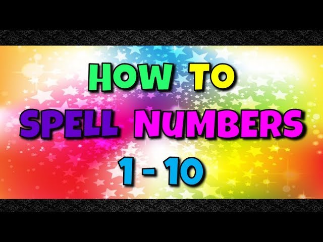 Number to Words - Number to words 1 to 10 Learn how to the number words  from 1-10: one, two, three, four, five, six, seven, eight, nine, ten.   #financial #learn #12