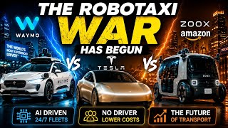 The Robotaxi War Has Begun: Tesla vs Waymo vs Zoox 🚕🤖
