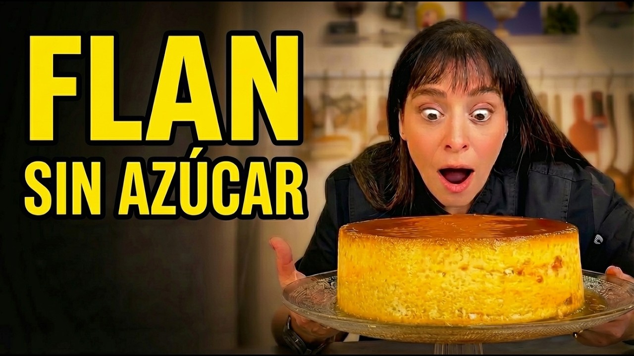 Nadie cree que este FLAN es SIN AZÚCAR 🍮