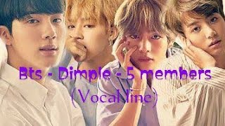 (SING WITH STARS) BTS Vocal Line   You (방탄소년단) - DIMPLE - 5th member version - Color Coded Lyrics