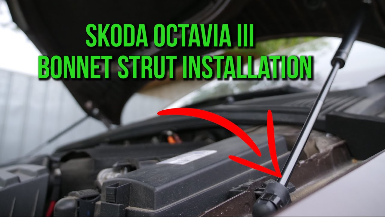 Skoda Octavia III, mk3 strut installation Tutorial YouTube