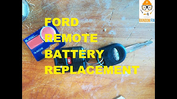 How to Replace FORD REMOTE BATTERY 1998-2008 FORD KEYLESS FOB REMOTE