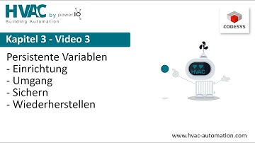 3.3 - HVAC Automation CODESYS: Persistente Variablen – Sichern und Wiederherstellen