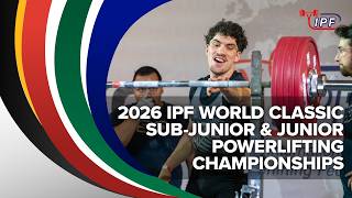 🔴 LIVE: Men Jr 66 kg classic - 2026 IPF World Sub-Junior & Junior Powerlifting Championships
