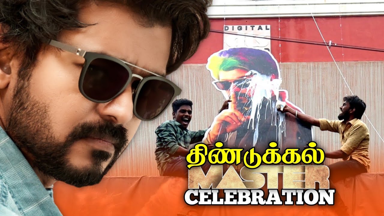 ThalaPathy Vijay🤩Master🔥Movie FDFS | Fans Celebration & Review | Dindigul A2Z