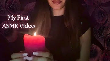 My First ASMR Video ‧₊˚🕯️🖤‧₊˚. 