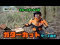 【木こり】ガターカットやってみた【林業のリアル】