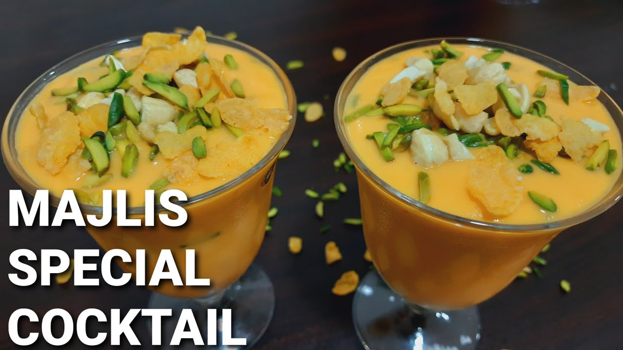 Majlis Special Cocktail Juice Recipe Majlis kitchen 👩‍🍳 YouTube