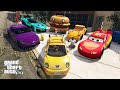 GTA 5 - Stealing CARTOONS Vehicles with Franklin! (Real Life Cars #96)