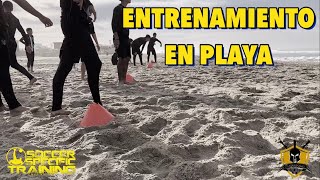 Pretemporada trabajos físicos en playa