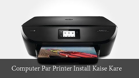 How to Install & Configure printer, Network Printer, Configure Printer Through TCP\IP