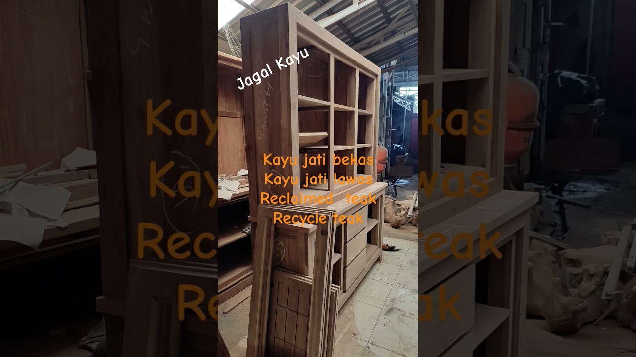 made from reclaimed teak wood 