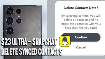 How to Remove Sync Contacts from Snapchat on the Samsung S23 Ultra S23 S23+