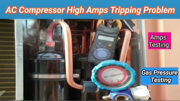 Split AC High Ampere Tripping Problem Trace Fault And Solution In Urdu/Hindi
