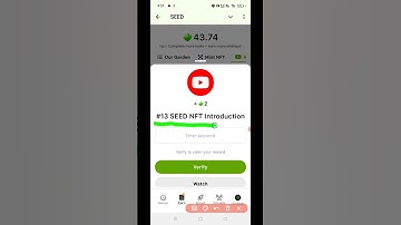 SEED Verify Code |#13 SEED NFT Introduction | SEED