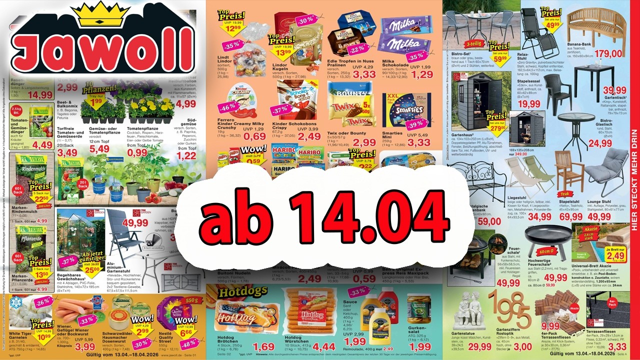 Jawoll Angebote KW 16: Garten-Deals & Wahnsinns-Preise! 🌸🛒 #jawoll #angebote #garten #prospekt