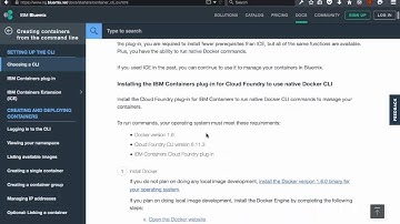 IBM Containers Service Overview
