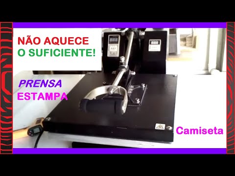 long range weather Maquina de estampar camiseta (Defeito resolvido) falha no aquecimento