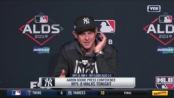 Aaron Boone on the Yankees ALDS Game 1 win