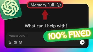 How to Solve Memory Full on ChatGPT (2025) | Delete Selected Memories