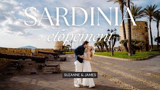 Romantic beach elopement in Sardinia, Italy