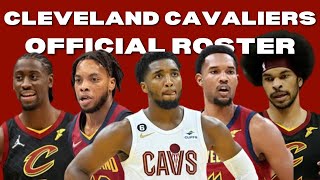 CLEVELAND CAVALIERS OFFICIAL ROSTER 2022-2023 NBA SEASON