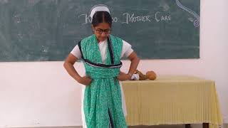 Kangaroo Mother Care  Saree method