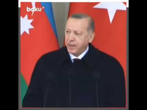 R.T.Erdoğan Azerbaycan seiri-Hardan senin oldu bizim QARABAG