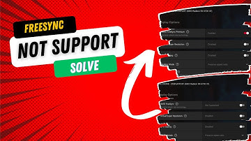 How Solve Freesync Not Supported in Compatible Freesync Monitor | easy !!