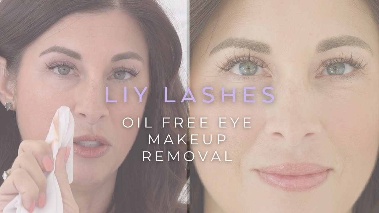 How to Remove Eye Makeup while wearing LIY Lash Extensions YouTube